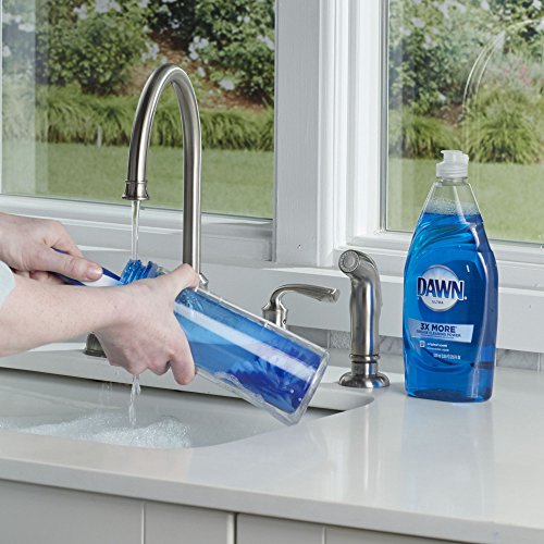 Dawn Ultra Multipurpose 13.5" Twister Bottle Cleaning Brush, White/Blue - style: Bottle Brush
