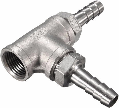 Home Brewing Stainless Steel Diffusion Stone Inline oxygenation Aeration Aerator Kit Oxygenation Diffuser for Wort Chiller Kettle Pump Beer Brewing