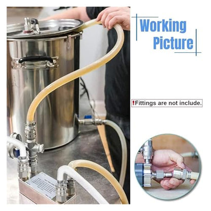 20/30/40 Plates Heat Exchanger Wort Chiller, Stainless Steel Counter Flow Chiller Bar Homebrew Beer Cooler Tools(30 Plates A) - size: 30 Plates A