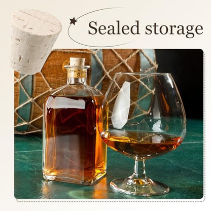 6 Pcs Carboy Cork Stopper, Fermentation Corks for Most 3 5 6 Gallon Glass Carboy Tapered Corks, Wood Tapered Stopper Bungs Cap for Home Brewing Wine