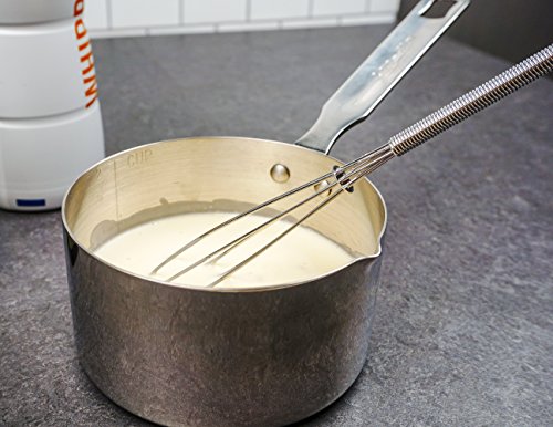 RSVP International Endurance Stainless Steel Measuring Pan Scoop, 2 Cups | Dry or Liquid | Baking or Cooking | Perfect for Feeding Pets, Cat Dog Food, Bird Seed, etc. | Dishwasher Safe - size: 2 Cups