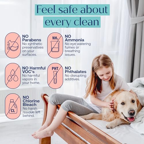 Fab Tab Multi Purpose Cleaner Cleaning Tablets, Eco-Concious Refillable Glass Bottle System with Boutique Hotel Scent, Safe For Family and Pets - Chemical-Free, Plastic-Free - 3 Count