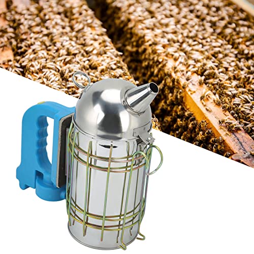 Stainless Steel Electric Beehive Smoker,Honey Keeper Beehive Smoker Handle Set for Apiculture Supplies,and Beekeeping Equipment Beginners Professionals