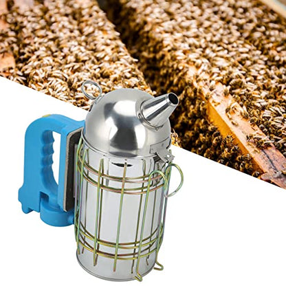 Stainless Steel Electric Beehive Smoker,Honey Keeper Beehive Smoker Handle Set for Apiculture Supplies,and Beekeeping Equipment Beginners Professionals