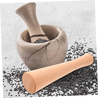 Wooden Pickle Stick Fermenting Tool Sauerkraut Maker Pestle Set Canning Weights
