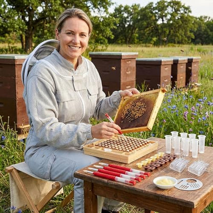 Beekeeping Supplies Kit Plastic Queen Rearing System with Grafting Tool Cell Cups Beehive Accessories for Hive Management