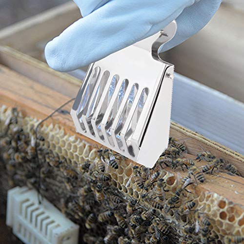 Stainless Steel Queen Bee Catcher Clip Efficient Bee Cage Clip Tool for Beekeepers