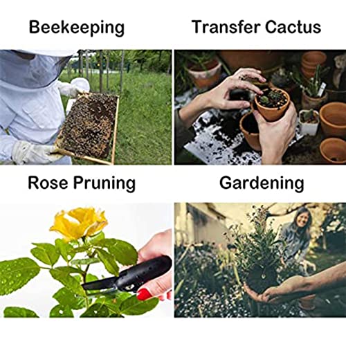Luwint Leather Long Garden Gloves, Thorn Proof Rose Pruning Elbow Length Gardening Gloves for Men and Women, 1 Pair - size: X-Large