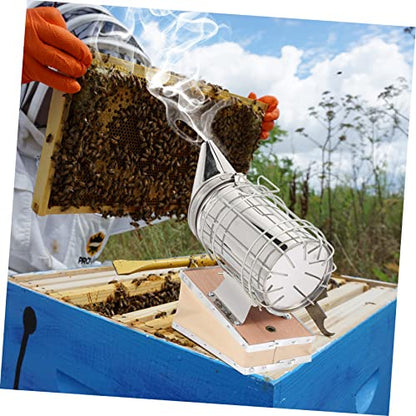 VICASKY Beehive Smoker Tool Portable Bee Smoker Box for Beekeeping Protective Heat Shield
