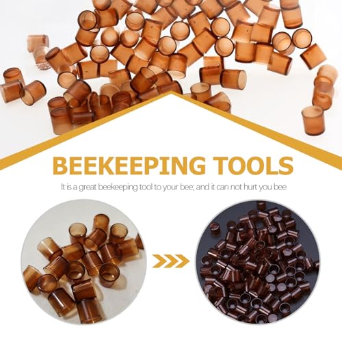 LIOOBO 2000pcs Queen Rearing Plastic Cups Beekeeping Kit with Mini Incubator Box for Grafting and Bee Breeding Equipment Supplies