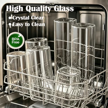 VIEWELLD 1.2 Qt Square Glass Storage Containers with Lids, glass jar with airtight lid, Glass Canister for Pantry Cookie Cereal Rice Sugar Tea Coffee Beans Spice, Square Set of 4