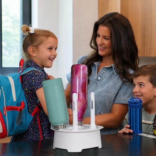 Brisa Rack: Powered Drying for reusables bottles, bags, and containers - Heated Air Drying Technology - Home Essential Drying Rack Kitchen Tool - White - color: White