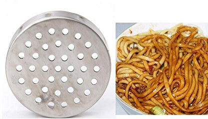 Stainless Steel Manual Noodles Press Machine Pasta Maker with 5 Noodle Mould