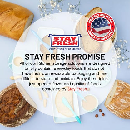 Stay Fresh Cream Cheese Container For Fridge Clear Plastic for Cream Cheese, Dishwasher Safe, BPA Free — Cheese Dish for your Pantry, Counter, Refrigerator
