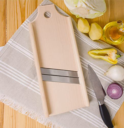 2 pcs Wooden Cabbage Shredder for Coleslaw