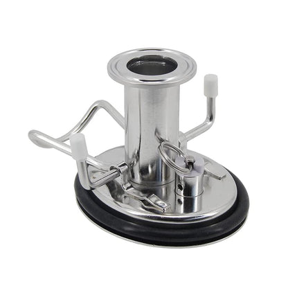 304 stainless steel Cornelius Keg Lid with 1.5'' Tri-clamp Ferrule,NEW Corny Beer Keg Lid 60PSI PRV Food Grade Dry Hopper