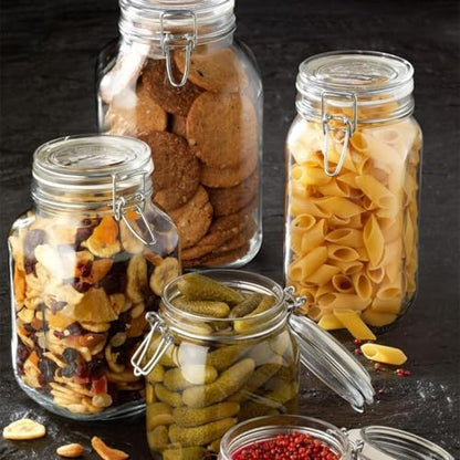 Bormioli Rocco Fido Jar 50.75 oz - Clear, Set of 2 - size: 50.75 oz