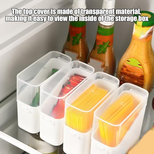 Refrigerator Cheese Holder – Transparent Sealed Food Saver Bin, Compact Dairy Organizer Case for Home Rental Property Hotel Restaurant Countertop Chilled Storage