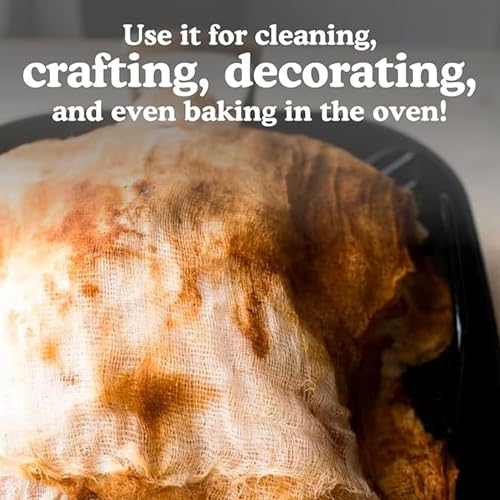 Regency Wraps 100% Cotton Ultra Fine Natural Cheese Cloth, 27 sq.ft 36" X36" 3 pcs,Food Grade for Basting Turkey, Canning, Straining, Cheesemaking - size: 9 sq ft (Pack of 3)