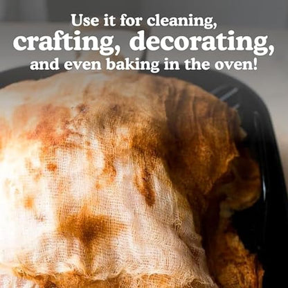 Regency Wraps 100% Cotton Ultra Fine Natural Cheese Cloth, 27 sq.ft 36" X36" 3 pcs,Food Grade for Basting Turkey, Canning, Straining, Cheesemaking - size: 9 sq ft (Pack of 3)