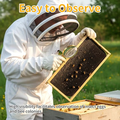 Black Beeswax Foundation Sheets, 20PCS for Langstroth Deep Frames | 8-1/2 Inch, Fits Langstroth Deep Frames, Wax-Coated Plastic, Food-Grade