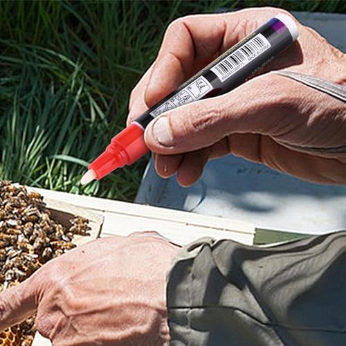 Queen Marking Pen - 8 Piece Beekeeping Pen,Bee Tools for Beekeeping - for Beekeeper Honey Beginners Orchard Farm Garden Patio Courtyard Outdoor Home