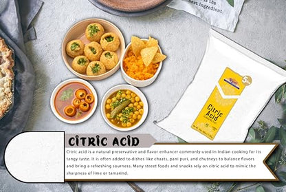 Rani Citric Acid Powder, Food Grade (Limbu Ka Ful) 80oz (5lbs) 2.27kg Bulk ~ Used for Cooking, Bath Bombs, Cleaning | Gluten Friendly | Indian Origin - size: 80 Ounce (Pack of 1)