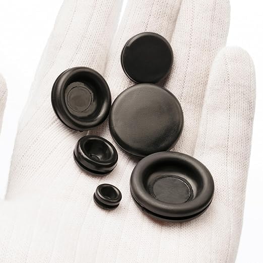 Rubber Grommets for Wiring-205pcs Assorted Firewall Hole Plugs in 7 Sizes M25.4, M22.23, M19.05, M15.88, M12.07, M7.14, M9.53-Waterproof Rubber Grommet Kit Wire Grommet Perfect for Sealing Auto Panel - size: 7 Sizes-205pcs