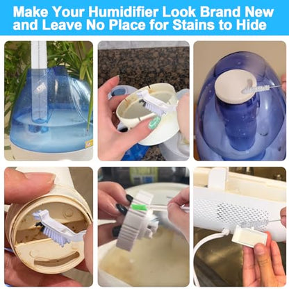 XANGNIER Humidifier Cleaner Brush Kits,8Pcs Humidifier Cleaning Brushes Tools Accessories - color: Multicolor1