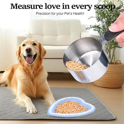 DOTINGHUX 1 Cup Magnetic Grips Stainless Steel Measuring Cup -1PCS - size: 1 cup