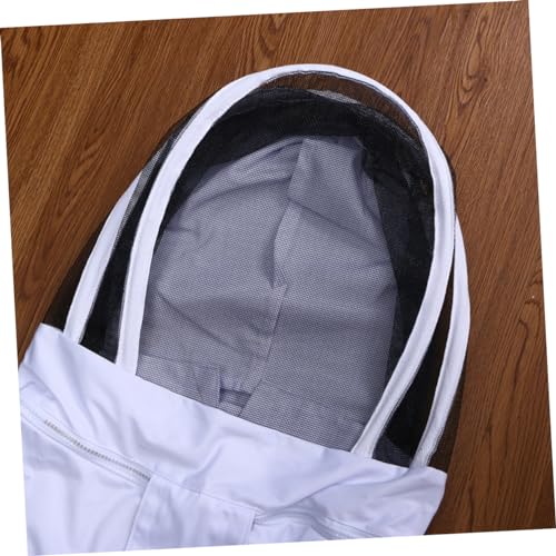 Yardwe Professional Full Body Beekeeping Suit Removable Veil Hood XXL for Beekeepers Elastic Cuffs and Ankles for Comfort and Security for Beekeeping Activities