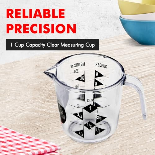 Chef Craft Select Plastic Measuring Cup, 1 Cup Capacity, Clear - size: 1 Cup