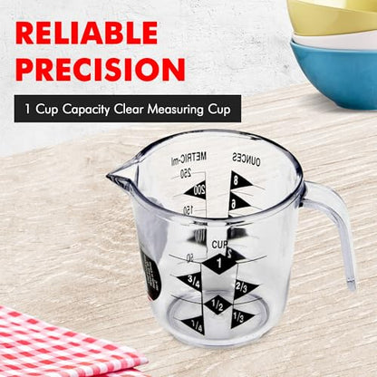 Chef Craft Select Plastic Measuring Cup, 1 Cup Capacity, Clear - size: 1 Cup