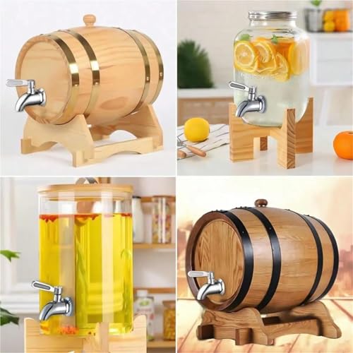 Spigot For Beverage Dispenser 2pcs Beverage Dispenser Replacement Spigot Stainless Steel Faucet Cold Beer Drink Juice Wine Barrel(T 1.6cm) - color: T 1.6cm