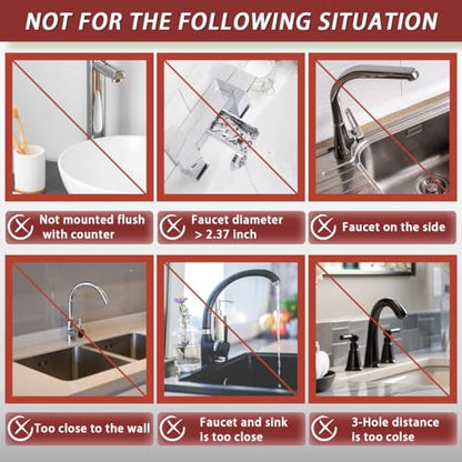 Kitchen Sink Splash Guard Behind Faucet Mat for Kitchen Sink Rat Cheese Super Absorbent Faucet Guard Draining Mat Non-Slip Fast Drying Mat Faucet Handle Drip Catcher