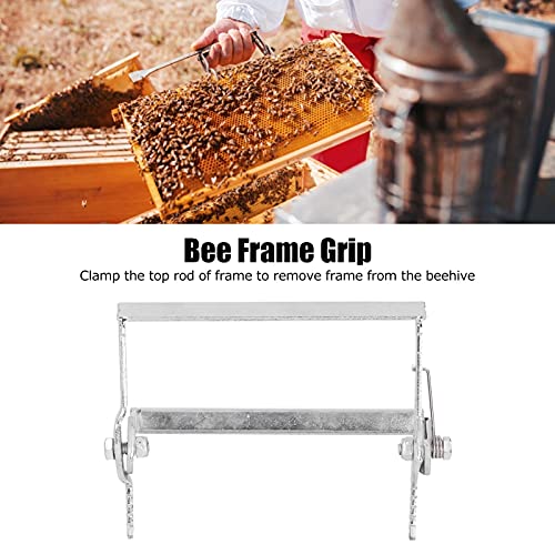 Bee Frame Grip Stainless Steel Beekeeping Tool Heavy Duty Frame Lifter Clamp for Professional Beekeepers Beekeeping Equipment Durable Rust Proof 14x11x3cm