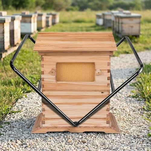 Beekeeping Hive Mover for 10-Frame Bee Hive Boxes – Heavy-Duty Carrier for Deep/Medium/Shallow Super Boxes