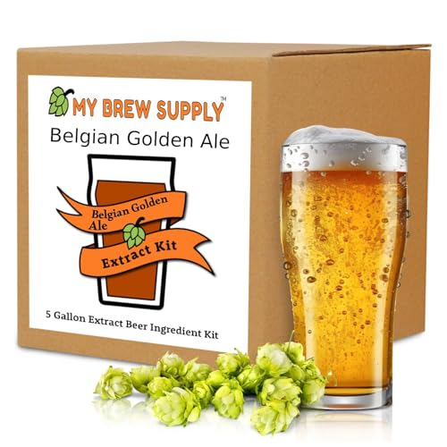 Belgian Golden Ale Homebrew 5 Gallon Extract Beer Ingredient Kit by My Brew Supply