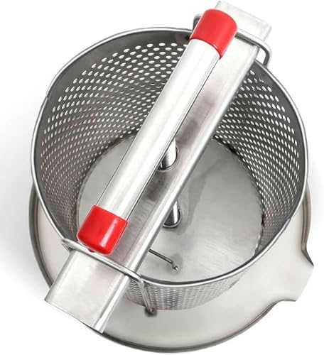 Olive Press, Stainless Steel Press Extractor, Home Honey Manual Press, Juice Wine Press for Carrots Oranges Berries~/