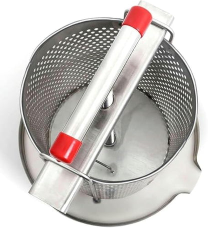 Olive Press, Stainless Steel Press Extractor, Home Honey Manual Press, Juice Wine Press for Carrots Oranges Berries~/