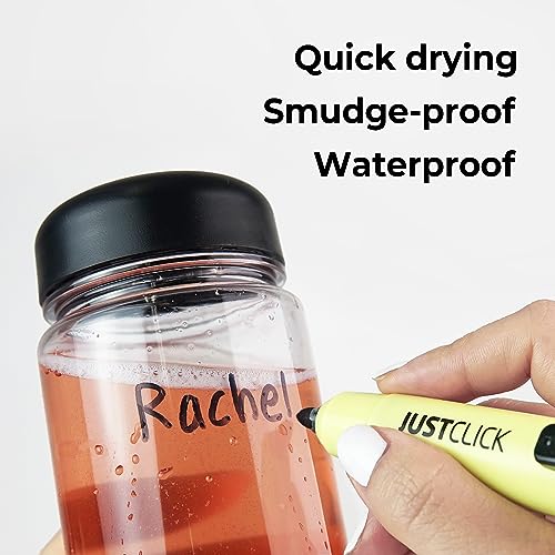 carrotez Retractable Permanent Markers, Thick Barrel, Low Odor, Bold Writing, Bullet Tip, 12 Count, Black