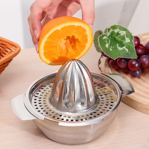 304 Stainless Steel Fruit Lemon Orange Manual Juicer Household Kitchen Small Creative Hand Juicer