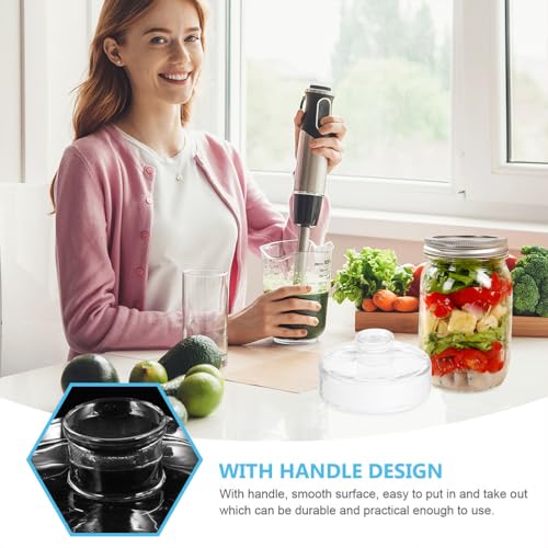 2Pcs Heavy Glass Fermentation Weights for Wide Mouth Mason Jars Fermenting Lids for Sauerkraut Kimchi and Pickling Glass Weights for Fermentation and Canning