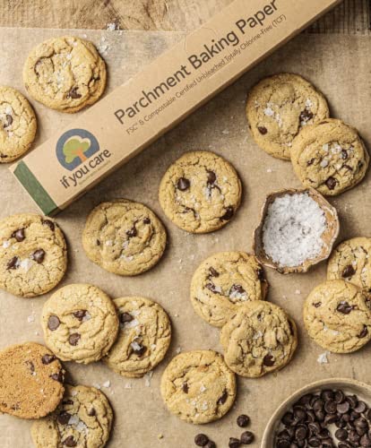 If You Care Parchment Baking Paper, Roll, 70 Sq Ft, Unbleached | Chlorine Free | Greaseproof | Silicone Coated | Pack of 2 - size: 1 Box (70 Sq Ft Total) (Pack of 2)