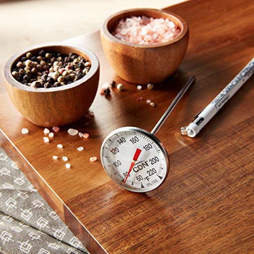 CDN IRL220 Large Dial Cooking Thermometer - size: 1.75-inch/4.4 cm Magnified Dial
