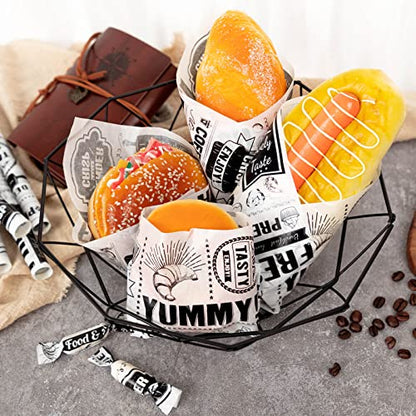 160 Pcs Newsprint Wax Paper Sheets, Newspaper Theme Food Wrap Papers for Sandwiches, Deli Wraps, Waterproof Oil-proof Picnic Basket Liners - color: Newspaper