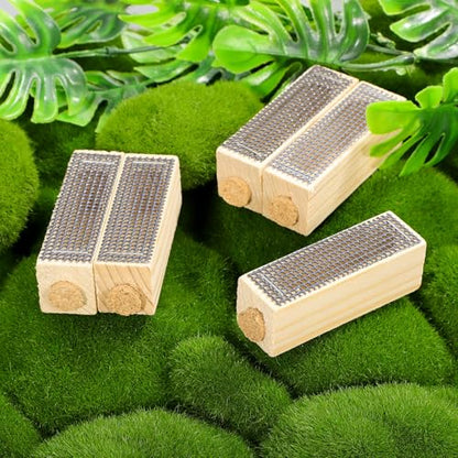 TEHAUX Beekeeping Queen Cage - 5pcs Handmade Wooden Bee Cages - Essential Beekeeper Equipment for Queen Rearing & Hive Transport Introduction - Wood Bee Catching Tool