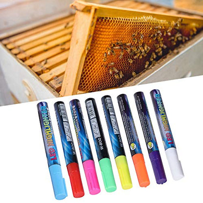 Queen Marking Pen, 8PCS Bee Pens Queen Bee Marking Kit for Beekeeping Supplies Beekeeper Tools