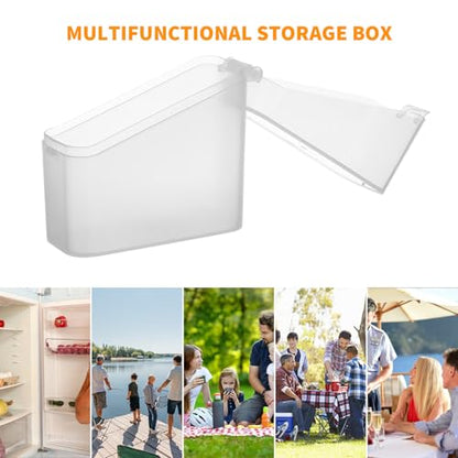 Cheese Box for Fridge Storage with Lid Airtight Slice Cheese Container for Refrigerator Food Preservation and Organization