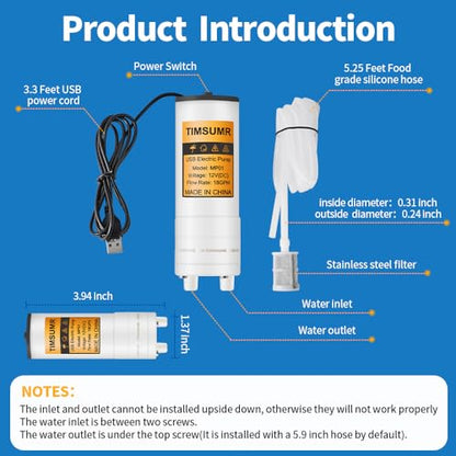 Portable USB Electric auto siphon Self Priming Beer Transfer Pump Kit,Food Grade Pump for Home Brew Beer,Wine, Beverages and Kombucha,bottling 2L/min No Mess Leak,6.5 Feet hose - color: Black Top-Switch